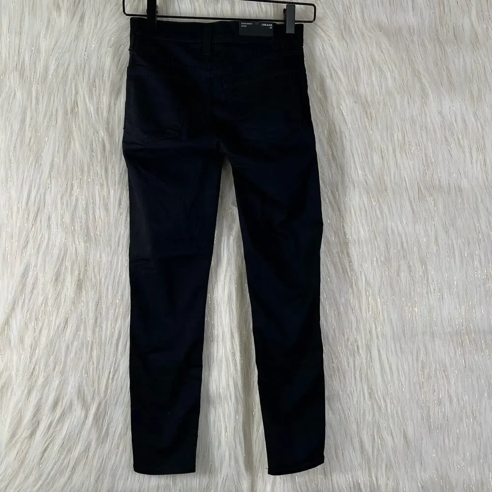 J Brand Super Skinny Skinny Pitch Low Rise Leggings Jeggings Jeans Black Stretch - Picture 4 of 11